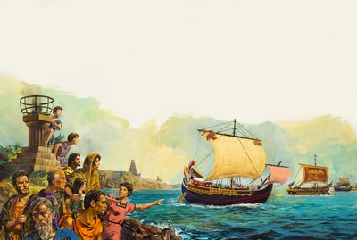 Soldati romani che lasciano la Britannia da Unbekannt Unbekannt