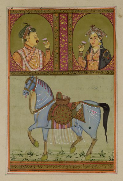 Shah Jahan (1592-1666) e Muntaz Mahal, sua moglie (m.1629), Mughal da Unbekannt Unbekannt