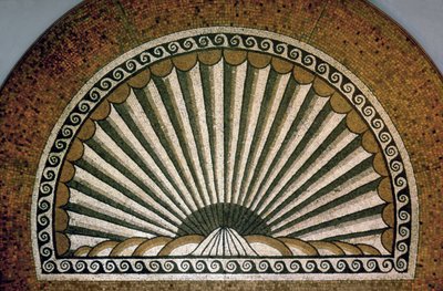 Mosaico di conchiglie, Insula II Edificio I 130-150 d.C. da Unbekannt Unbekannt