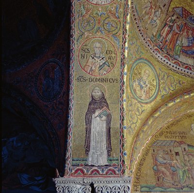San Domenico e San Nicola, mosaico nell