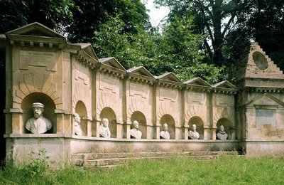 Stowe, William Kent (1684-1748), Tempio dei Valori Britannici, c.1735, Buckinghamshire, Regno Unito da Unbekannt Unbekannt