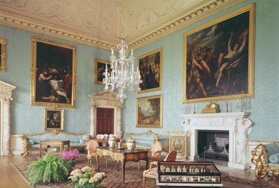 Il Salotto, Kedleston Hall, Derbyshire da Unbekannt Unbekannt