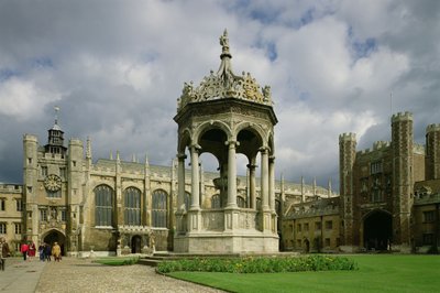 Il Grande Cortile, Trinity College, Cambridge da Unbekannt Unbekannt