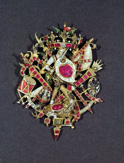 Il Gioiello di Naseby, commemorativo della Battaglia di Naseby nel 1645 da Unbekannt Unbekannt
