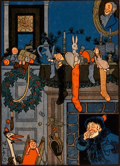 La notte prima di Natale, di Denlow, 1903 da Unbekannt Unbekannt