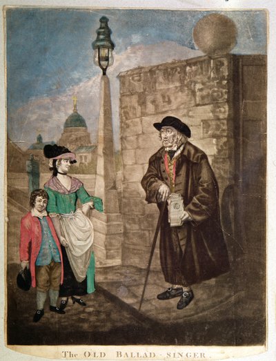 Il Vecchio Cantastorie, c.1780 da Unbekannt Unbekannt