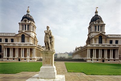 Il Vecchio Collegio Navale Reale costruito da Sir Christopher Wren (1632-1723), Greenwich, Londra, UK da Unbekannt Unbekannt