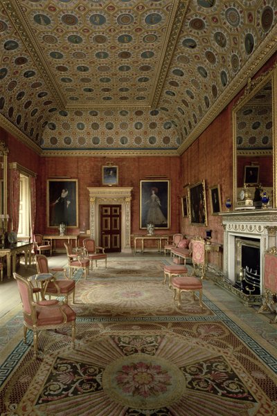 La Sala Rossa, Syon House, Middlesex da Unbekannt Unbekannt