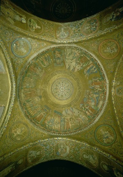 La storia di Giuseppe, mosaico dalla terza cupola del vestibolo della Basilica di San Marco, Venezia da Unbekannt Unbekannt