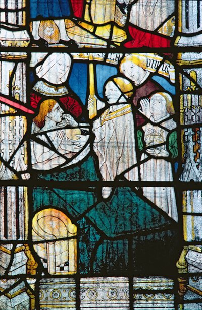 I sacramenti - estrema unzione, britannico, XV secolo da Unbekannt Unbekannt