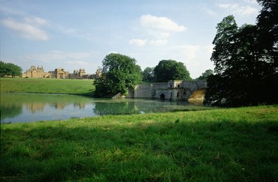 Vista dal lago, Blenheim Palace, Oxfordshire da Unbekannt Unbekannt