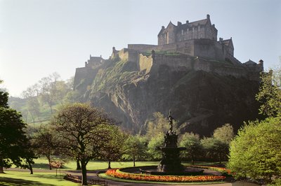 Vista del Castello di Edimburgo, Scozia da Unbekannt Unbekannt