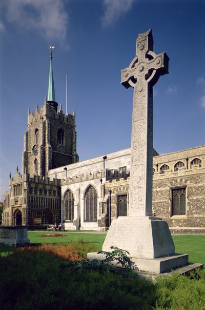 Vista della Torre di Essex e del Portico Sud, Cattedrale di Chelmsford, Essex da Unbekannt Unbekannt