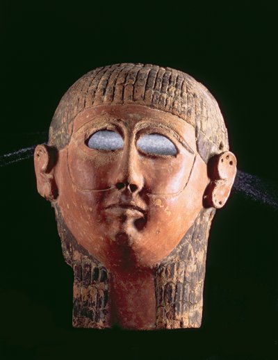 Maschera barbuta, da Cartagine, Tunisia, Fenicia, IV secolo a.C. da Unbekannt