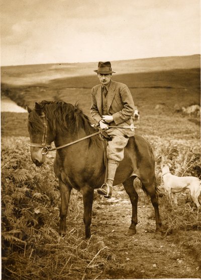 10° Duca di Devonshire a cavallo su Bolton Moor, fine anni 