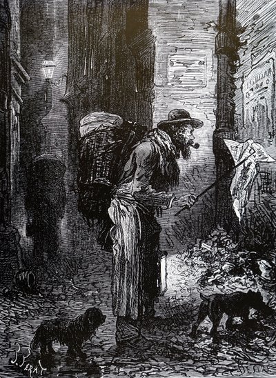 Un raccoglitore di stracci francese da Unbekannt