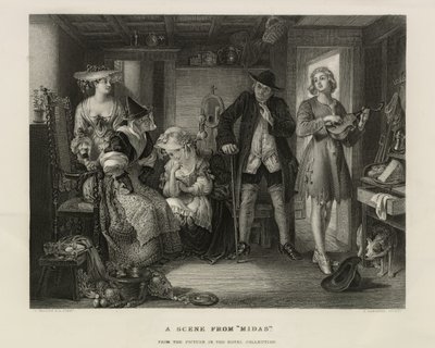 Una scena da Midas, Gran Bretagna, c.1850 da Unbekannter Künstler
