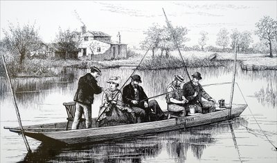 Un gruppo di giovani che pescano da Unbekannt
