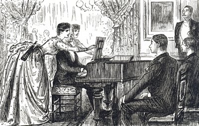 Una serata musicale a casa da Unbekannter Künstler