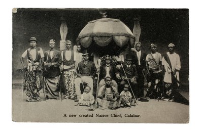 Un nuovo capo nativo creato, Calabar, Nigeria, c.1910 da Unbekannt
