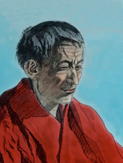 Un nobile Lama da Unbekannter Künstler
