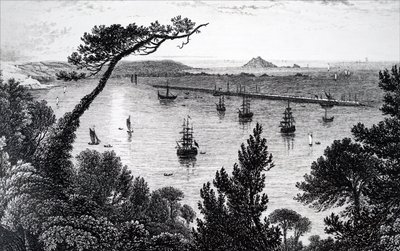 Una vista del porto di Plymouth da Unbekannt