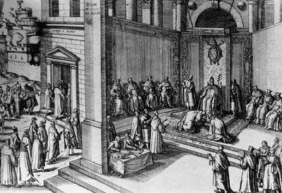 Assoluzione di Re Enrico IV da Unbekannter Künstler