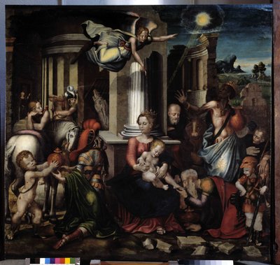 Adorazione dei Magi da Unbekannter Künstler