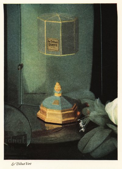 Pubblicità per il profumo di Richard Hudnut, Parfum Le Debut Vert da Unbekannter Künstler