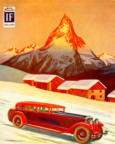 Pubblicità per Isotta Fraschini da Unbekannter Künstler