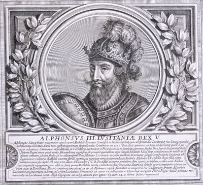Alfonso III del Portogallo (litografia) da Unbekannt