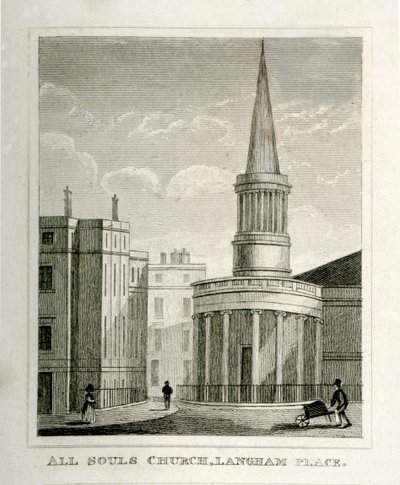 Chiesa di All Souls, Langham Place da Unbekannt