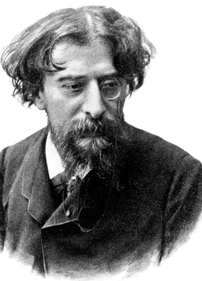Alphonse Daudet (1840-1897) romanziere francese c. 1892 (incisione) da Unbekannter Künstler