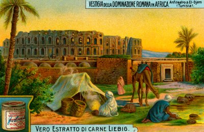 Anfiteatro di El Djem, Tunisia da Unbekannter Künstler
