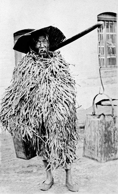 Un uomo medio della campagna, Cina anni 1910 da Unbekannter Künstler