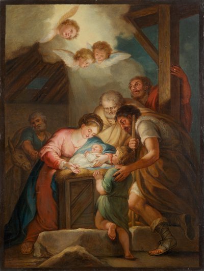 Adorazione dei pastori da Unbekannter Künstler