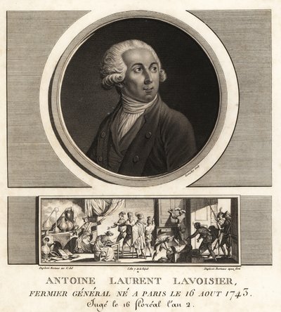 Antoine Laurent Lavoisier, nobile e chimico francese da Unbekannt