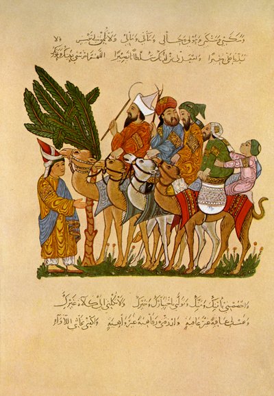 Vita araba durante i tempi abbasidi da Unbekannter Künstler