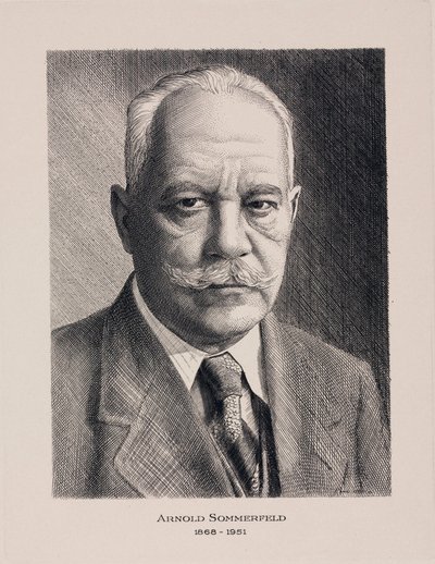 Arnold Sommerfeld, fisico tedesco, c. 1930 da Unbekannt