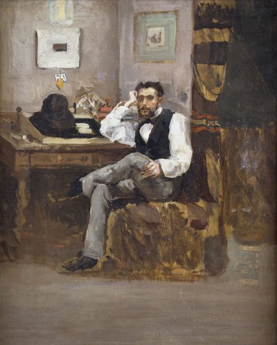 Artista nel suo studio da Unbekannt
