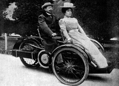 Automobile di Léon Bollé da Unbekannter Künstler
