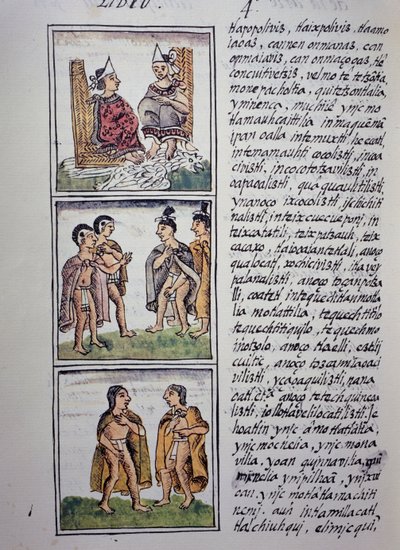 Società azteca, Libro IV del Codice Fiorentino, versione bilingue in spagnolo e nahuatl, Storia generale delle cose della Nuova Spagna, Civiltà azteca da William M. Timlin