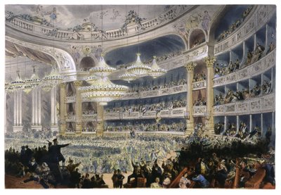 Ballo a Parigi, c.1870 da Unbekannter Künstler