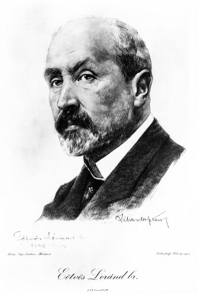 Barone Lorand Von Eotvos, fisico ungherese, c. 1900 da Unbekannt