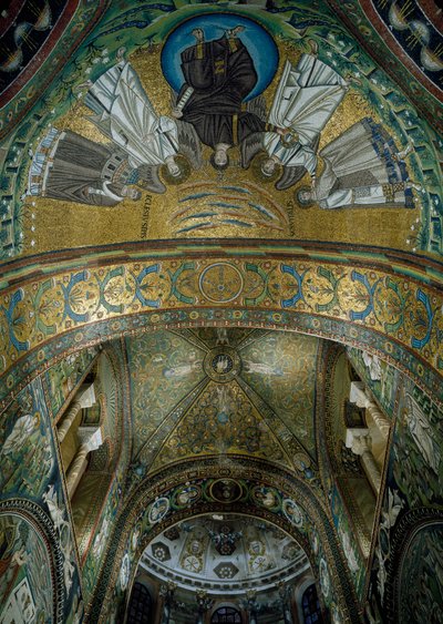 Basilica di San Vitale, Mosaici nella volta dell