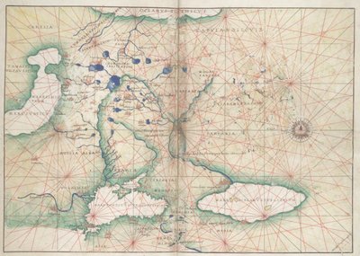 Battista Agnese, ATLANTE PORTOLANO (Italia, 1550 ca.) 2 da Unbekannter Künstler