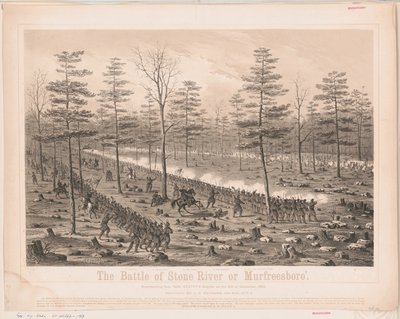 Battaglia di Stone River o Battaglia di Murfreesboro, 31 dicembre da Unbekannt