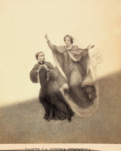 Beatrice, indicando verso l