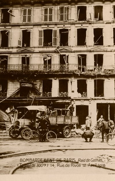 Bombardamento di Parigi da Unbekannter Künstler
