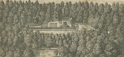 Boscobel House: incisione, nd [XVII secolo] da Unbekannt